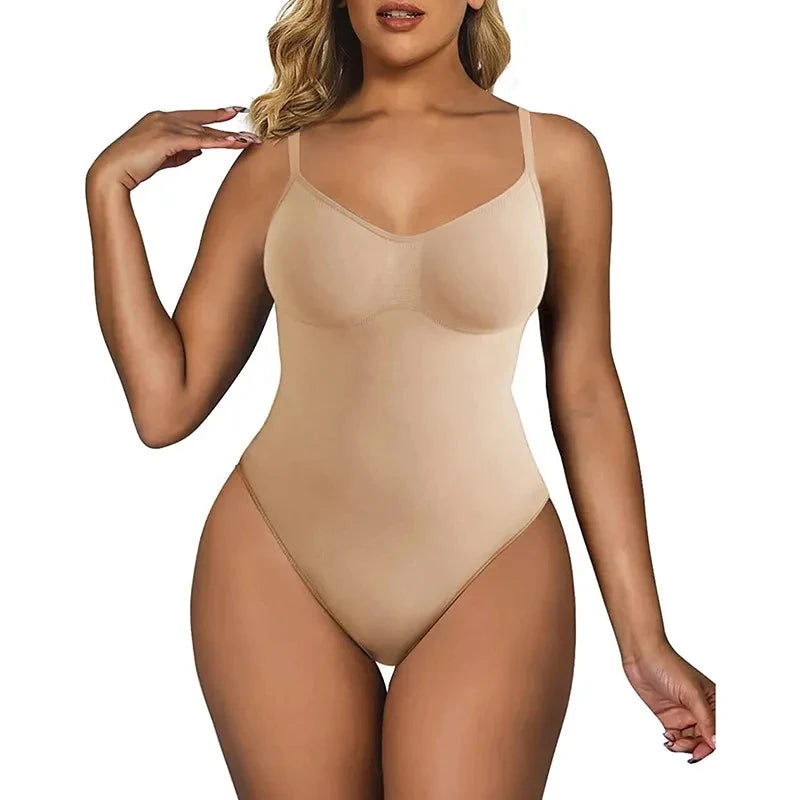 Shapewear Bodysuit Thong Fajas Colombianas Body Shaper Women Seamless Tummy Control Slimming Sheath Flat Belly for Underwear