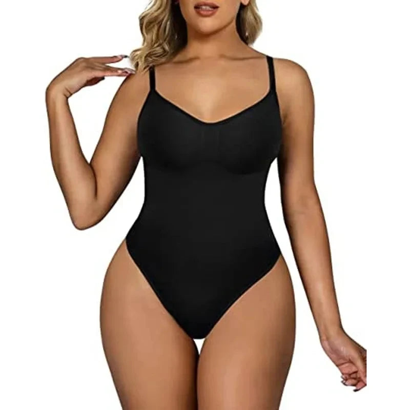 Shapewear Bodysuit Thong Fajas Colombianas Body Shaper Women Seamless Tummy Control Slimming Sheath Flat Belly for Underwear